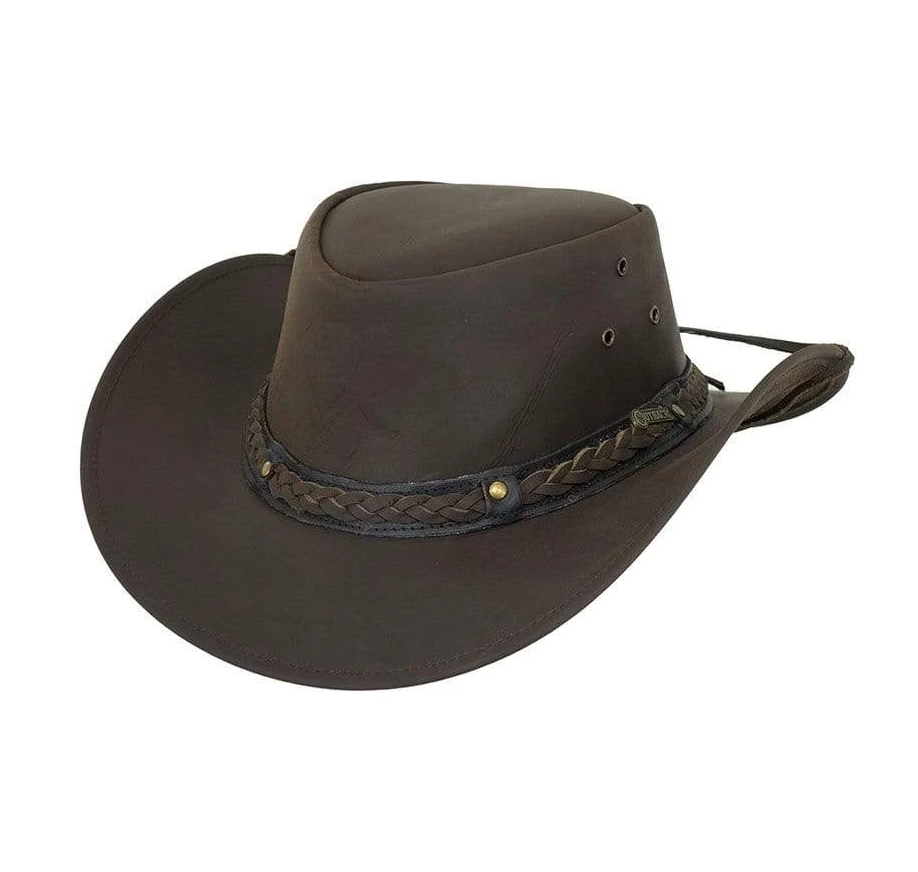 Outback Trading Company Wagga-Wagga Leather Hat - Al-Bar Ranch