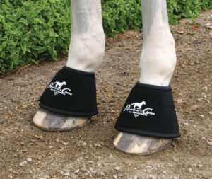 Professionals Choice Quickwrap Bell Boots on Horse