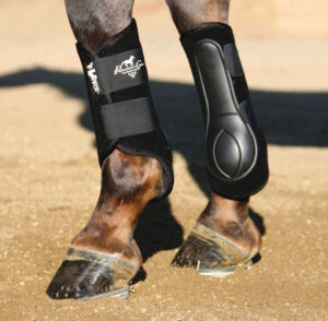Professionals Choice Ventech Splint Boot Worn By Horse