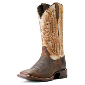 Ariat Tanglewood Western Boot Maple & Warm Stone 3/4 Front View