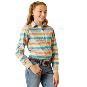 Ariat Youth Kirby Fallon Serape Shirt front view