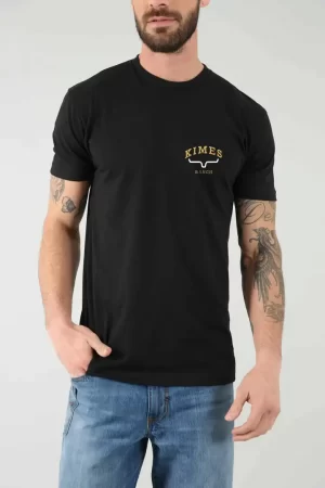 Kimes Ranch Since 2009 Tee Black Front View