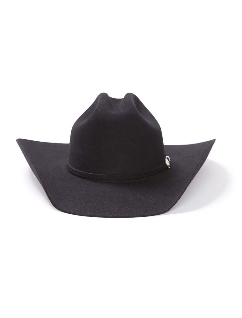 Stetson Corral 4X 100% Buffalo Fur Cattlemans Crease Cowboy Hat 4 Brim  Black